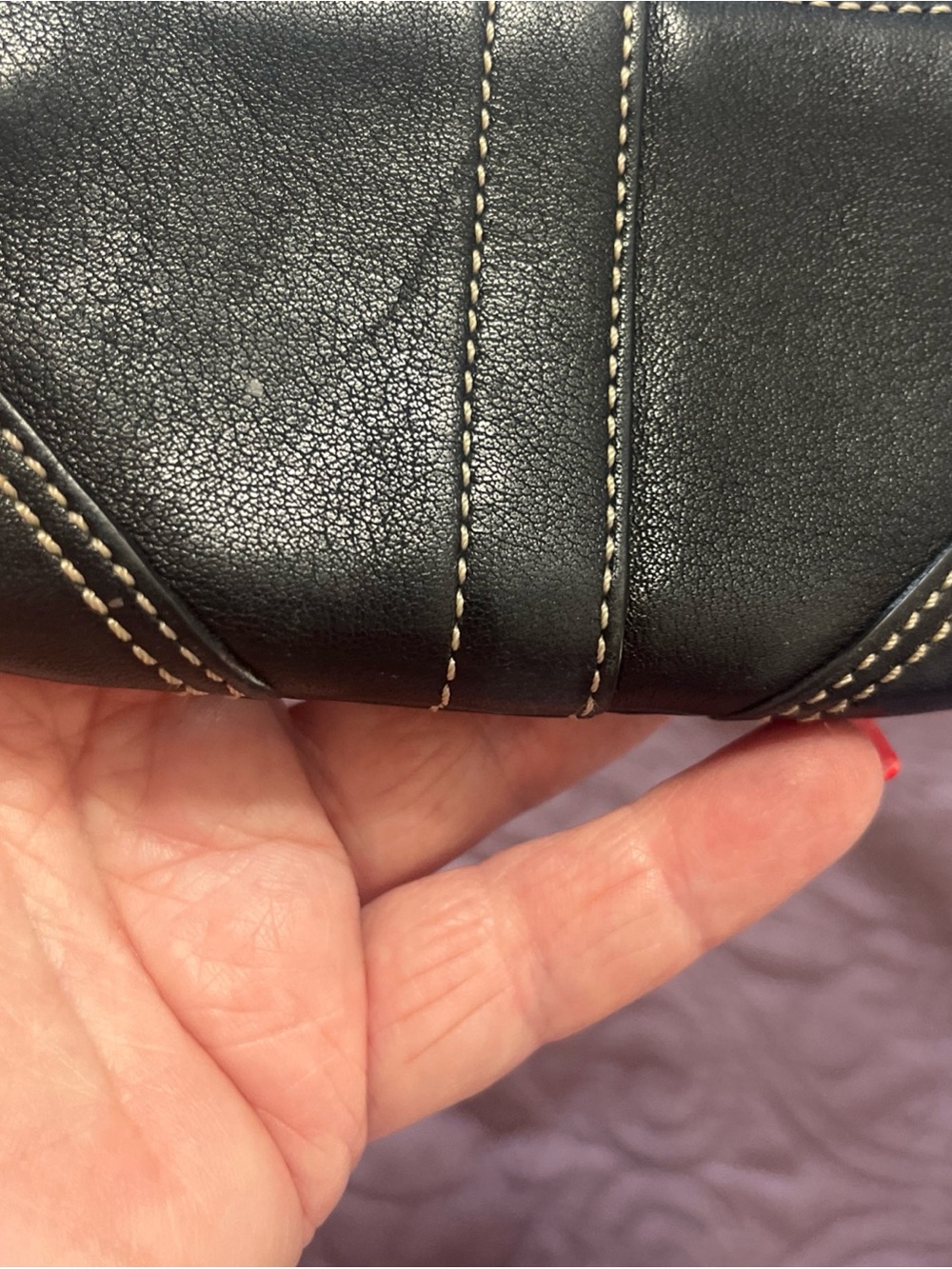 Coach Leather Coin/card Wallet Vintage - Picture 2 of 5